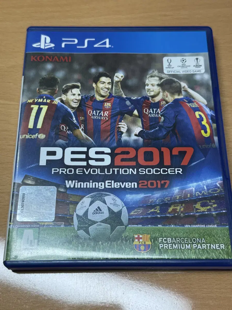 PS4 PES 2017 판매합니다